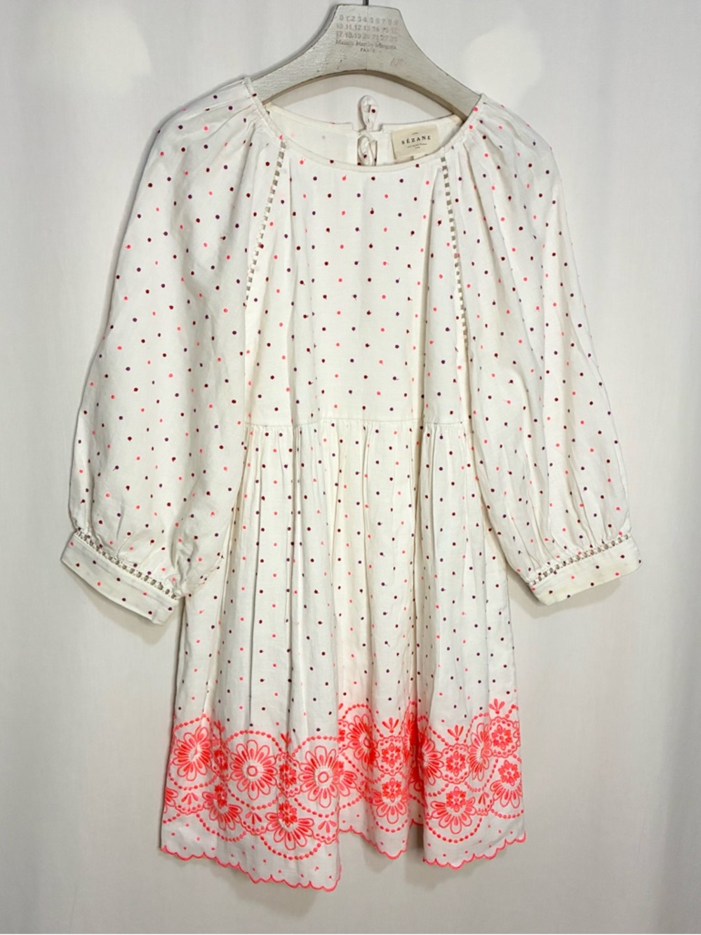Sezane Grace Embroidered Linen Dress - Picture 5 of 10